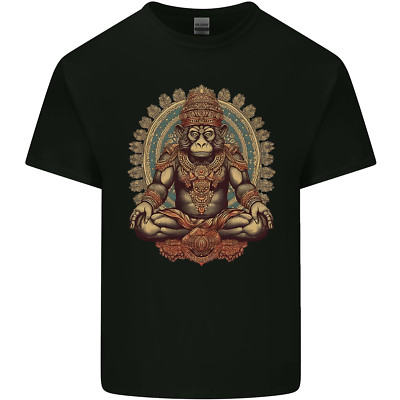 Monkey Guardian Religion Meditaition Yoga Kinder T-Shirt Kinder