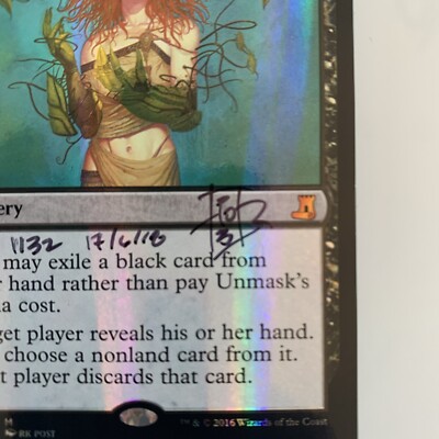 Unmask From the Vault: Lore Foil Artist Signed | eBay