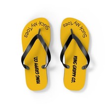 Suck My Toes Flip Flops