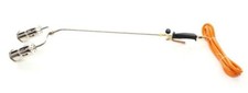 Kit bruciatore saldatore a gas per guaina leva lunga 85 cm cannello 2 canne 60mm