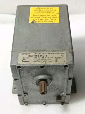 INVENSYS MA-418-0-0-3 ACTUATOR 120 VOLTS 60 Hz 70 WATTS 0.9 AMPS *RARELY USED*