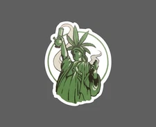 Statue Of Liberty Bong Sticker 420 Waterproof Marijuana Freedom Gift NEW