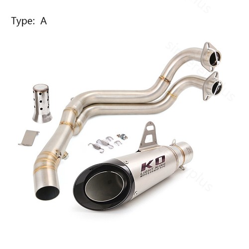 Silenciador de tubo delantero sistema de escape Tracer 7 para Yamaha YZF-R7 2021-2025 MT07 FZ07 - Imagen 11 de 16