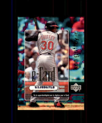 KEN GRIFFEY JR. SEATTLE  MARINERS UPPER DECK 2001 E-CARD  #E8 CINCINNATI REDS