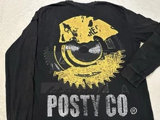 2000s 2019 Post Malone Posty Co. Streetwear Music Promo Long Sleeve T-Shirt, M L