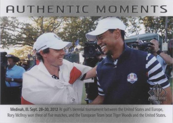 2014 SP Authentic - Rory McIlroy Tiger Woods #75 - 1 of 1