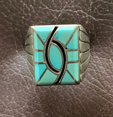 NELSON LEE ZUNI STERLING SILVER HUMMINGBIRD RING