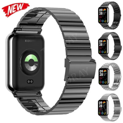 Stainless Steel Strap Metal Band For Xiaomi Mi Band 8 Pro/9 Pro/Redmi Watch 4