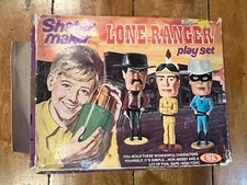 VTG  1974 Ideal Toys Lone Ranger Shaker Maker Play Set with Box RARE