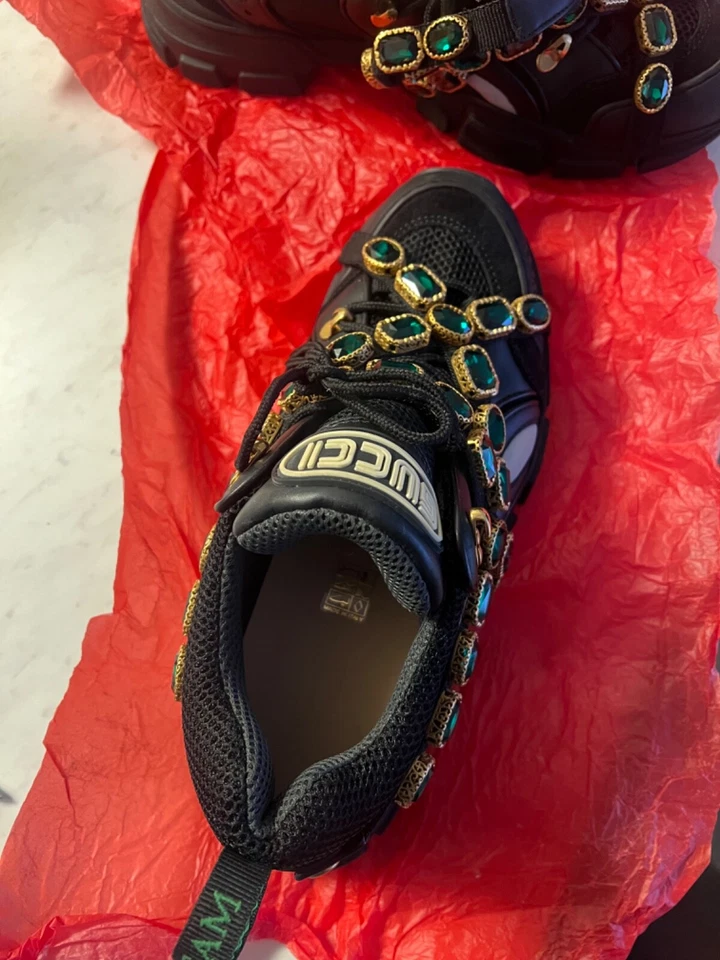 gucci Zapatos Hombre 9.5 Usado Negro Foto 3 de 3