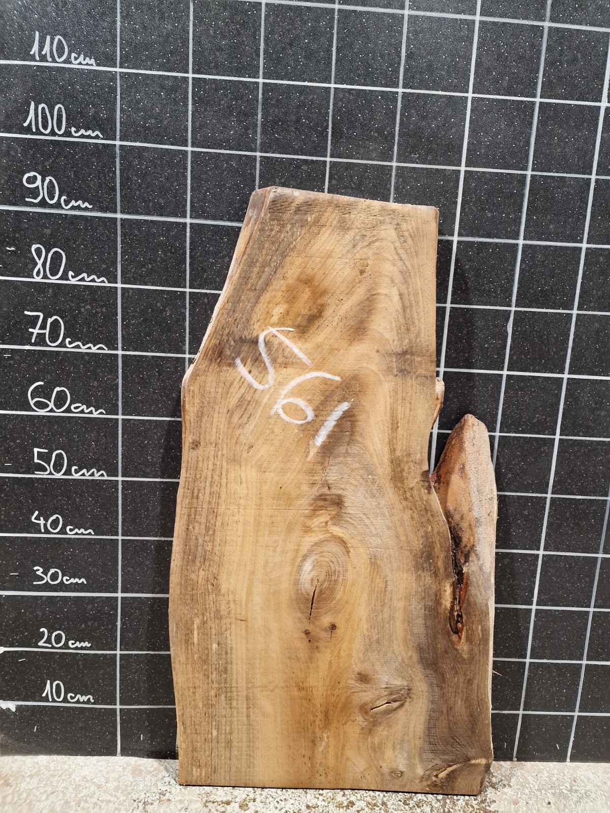 CHESTNUT SLAB LIVE EDGE KILN DRIED HARDWOOD (561) 940x300520x50mm eBay