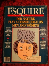 ESQUIRE March 13 1979 3/13/79 Elaine Kaufman Steven Brill Male And Female 
