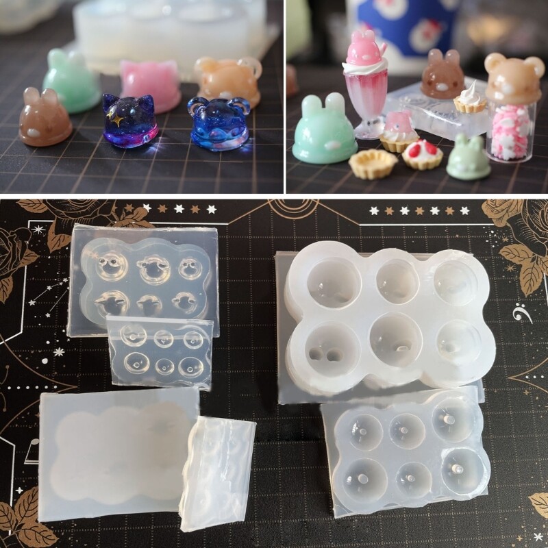 Epoxy Resin Molds for DIY Crafting Jewelry Making and Art Projects