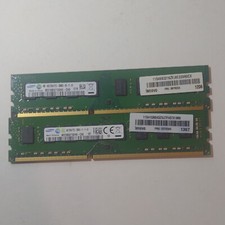 Samsung 8GB Kit 2x4Gb 2Rx8 PD3-10600U-09-11-B1 Desktop Memory M378B5273DH0 -Used
