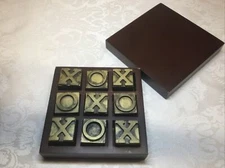 Tabletop Resin Tic Tac Toe with Case 5”