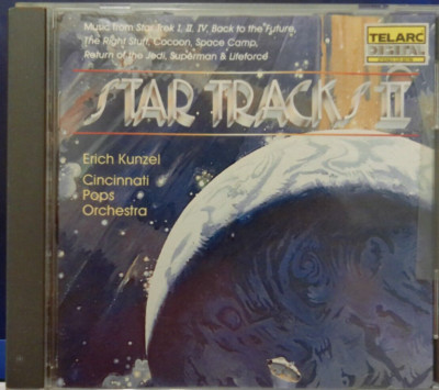 STAR TRACKS II--ERICH KUNZEL, CINCINNATI POPS ORCHESTRA, USED CD, FREE GIFT