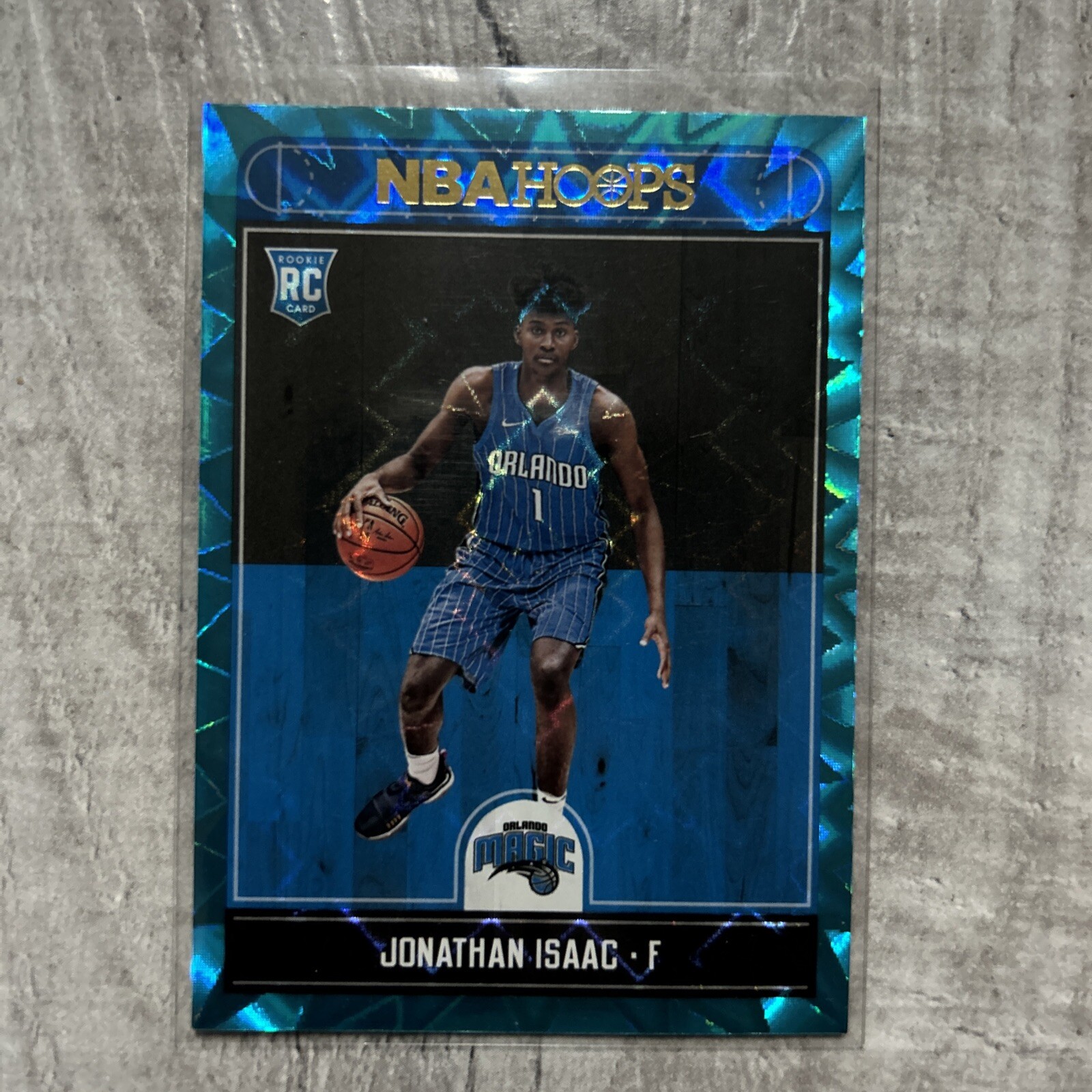 2017-2018 nba hoops Teal Explosion Jonathan Isaac