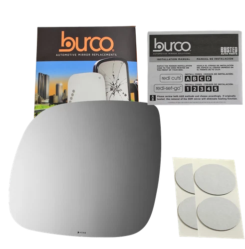 Fits 07-09 Touareg Q7 Driver Side Mirror For Auto Dim Type Only No Rear Mount