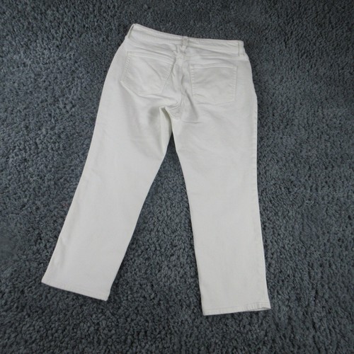 J CREW Jeans Damen 32 weiß Denim Curvy Essential Straight 32x25* - Bild 14 von 17