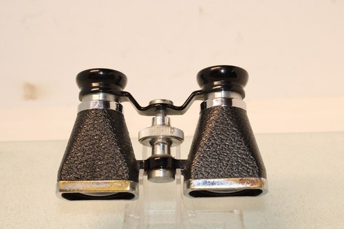 Vintage 1940’s OFUNA Japan 3X10 Coated Opera Glasses Binoculars ~ Leather Case - Picture 4 of 13