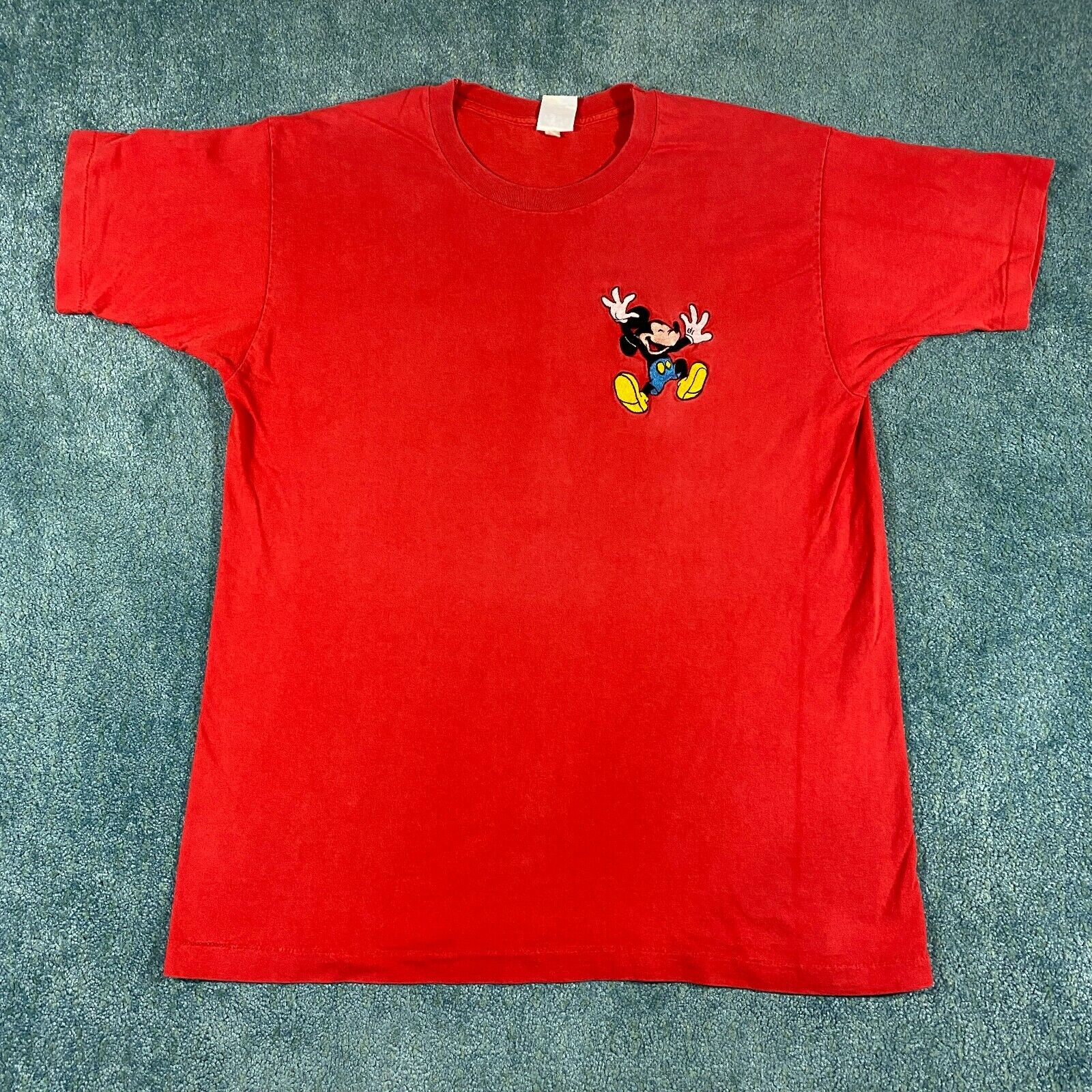 VINTAGE Mickey Mouse Disney 1995 Shirt Adult X-La… - image 1