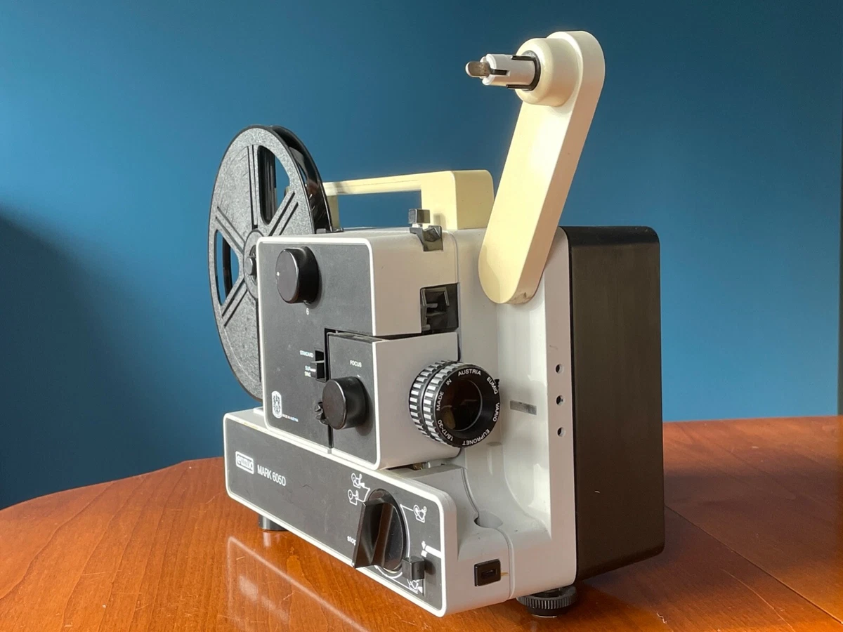 EUMIG 610D Super 8 Standard 8 Proiettore Pellicola Film Con - Foto 8