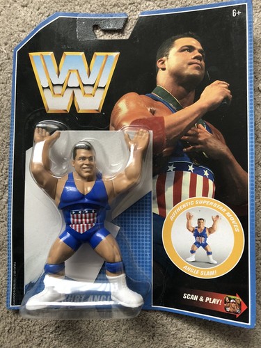 BNIB WWE MATTEL RETRO SERIES 7 KURT ANGLE WRESTLIN...