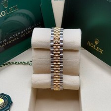 Rolex Lady-Datejust 28 Mother of Pearl Diamond Two Tone Yellow Gold Jubilee 4