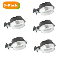 5PCS 75W LED Barn Yard Street Outdoor Security Light Dusk To Dawn Flood Light