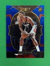 2022-23 Panini Select Basketball Blue Retail Parallel #69 Jabari Smith Jr RC