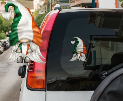 Autoaufkleber Irish / Ireland Gnome / Gonk Autoaufkleber