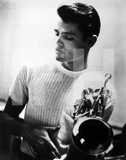 8x10 Print Chet Baker Jr. American Jazz Trumpeter Vocalist 1955 #4390