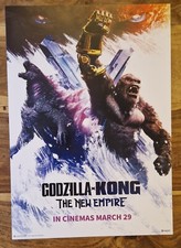 Cineworld Exclusive Godzilla x Kong The New Empire Poster A3 Size
