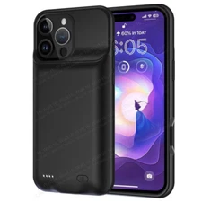 6800mAh Battery Charger Case Power Bank Cover For iPhone 16 15 14 13 12 11 XR SE