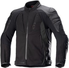 Alpinestars Proton Motorbike Waterproof Motorcycle Textile Jacket - Black