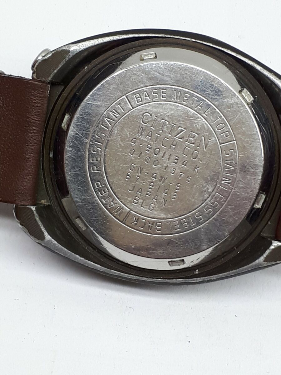 VTG CITIZEN BULLHEAD 8110 BLG AUTO CHRONO WATCH DAY DATE MEN VTG CITIZEN BULLHEAD 8110 BLG AUTO CHRONO WATCH DAY DATE MEN