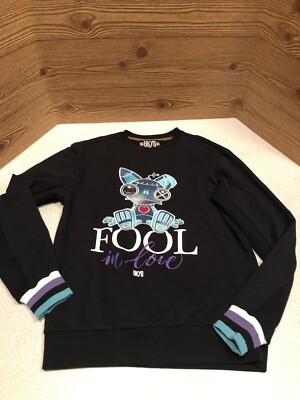 Men's BKYS Fool In Love Crewneck Sweatshirt Rare! NWOT