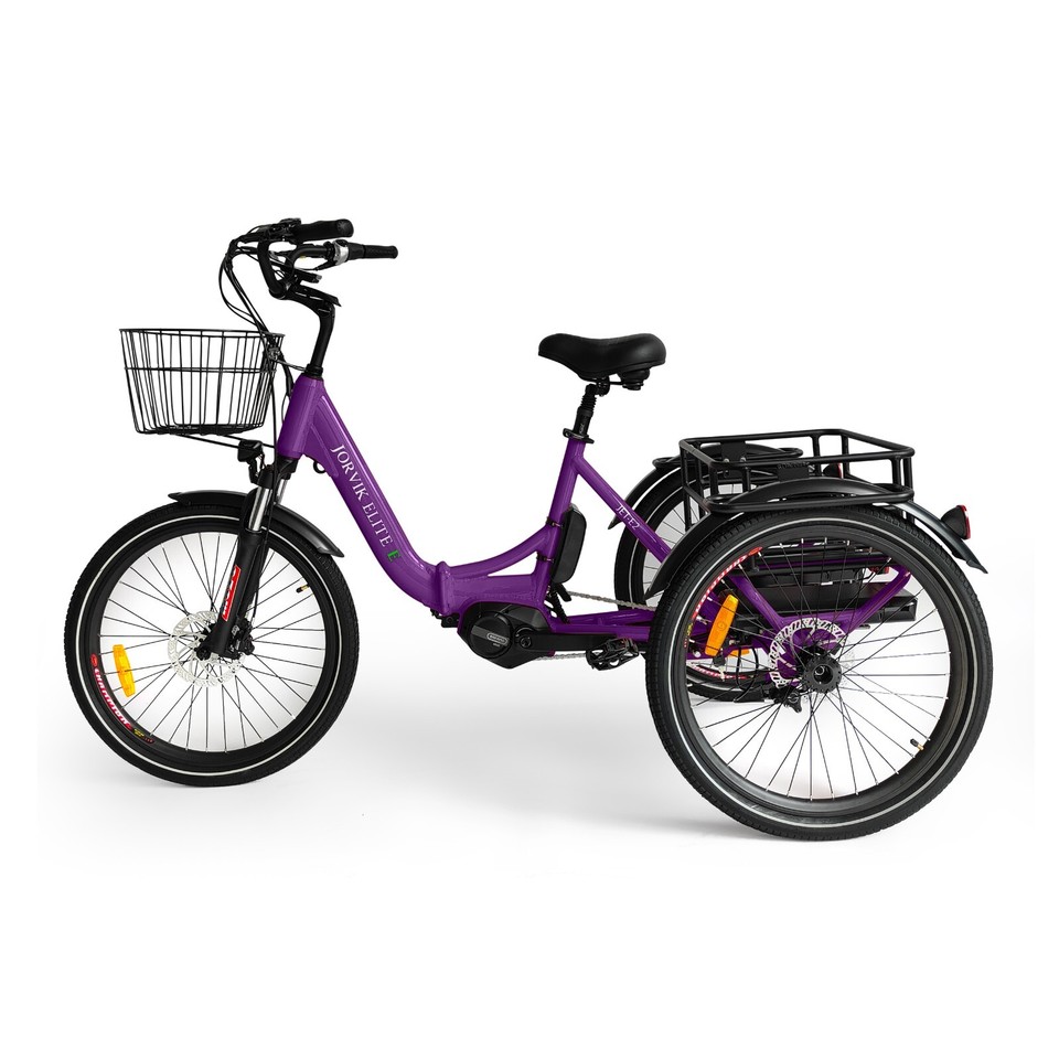 Jorvik Elite MidDrive Dual Battery Electric Folding Tricycle JETE2 eBay