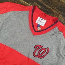 G-III Sports MLB Washington Nationals Pullover Jacket Mens XL Red