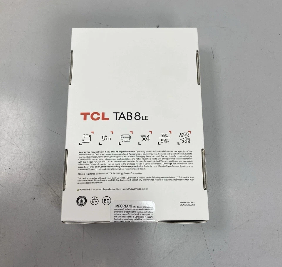 TCL Tab 8 le Metro by T-Mobile Tablet 32GB 3GB RAM with WiFi - Image 4 of 4