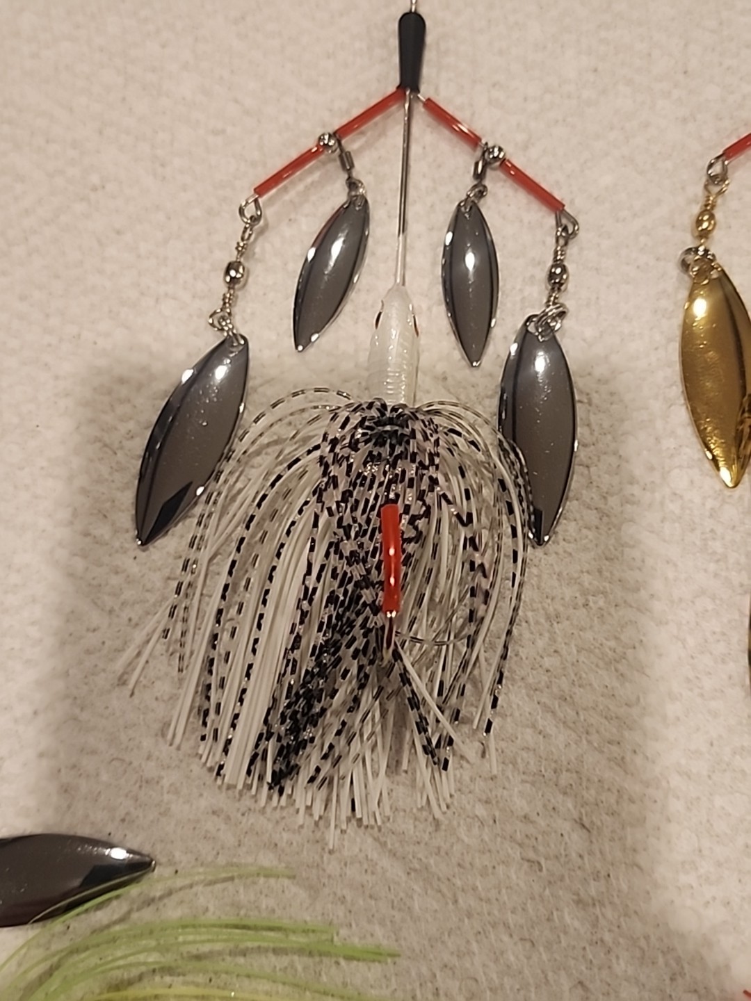 QUAD 4 BLADE PRO SPINNERBAITS Intro Special Legal A-rig! 5 Pack - Image 5