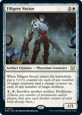 Filigree Vector - NM MTG Commander: March of the Machine