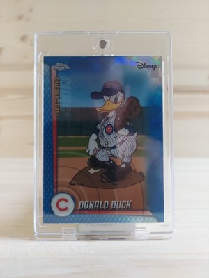 Topps Chrome Disney Sapphire 2025 # MLBH 18 - Donald Duck - Chicago Cubs
