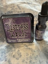 Tim Holtz Dusty Concord Distress Ink Pad With Reinker