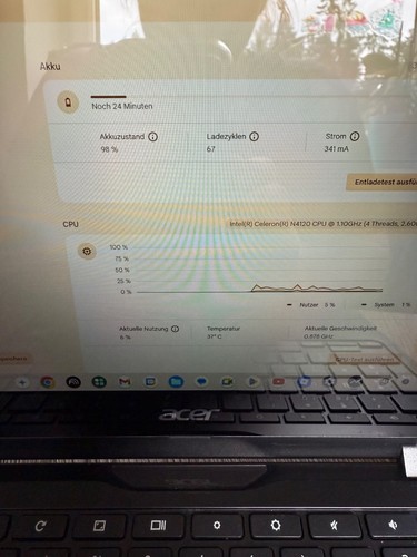 Acer Chromebook Spin 511 - 98% Akkukapazität - keine Kratzer!! - Zdjęcie 5 z 7