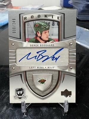 2005-06 Upper Deck The Cup Derek Boogaard Rookie Auto /249