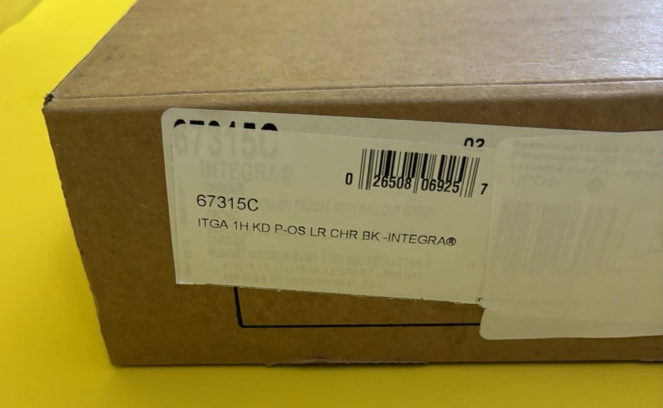 Grifo de cocina cromado Moen 67315C Integra de una manija de arco bajo Foto 4 de 4