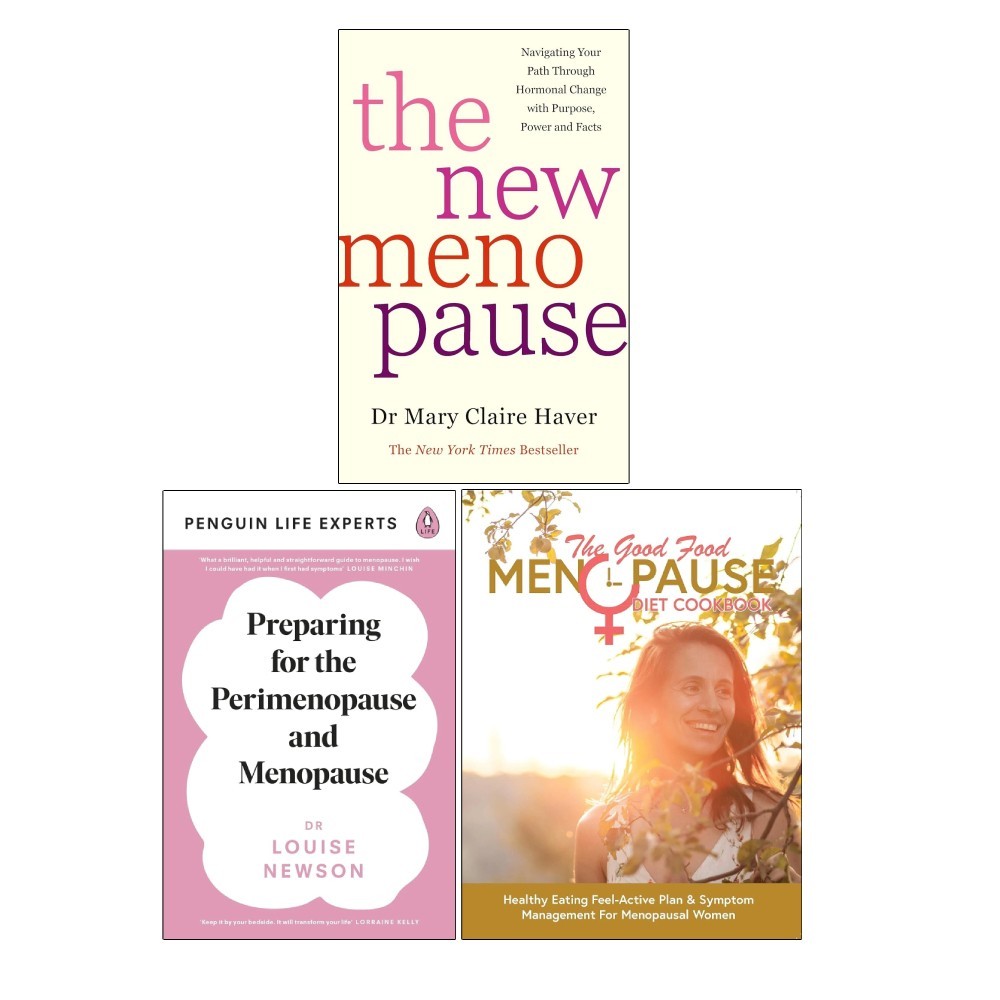 New Menopause, Good Food Menopause Diet,Preparing for Perimenopause 3 Books Set