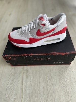Nike Air Max 1 86 OG Big Bubble - White / University Red - Gr 43 EU / 9.5 US