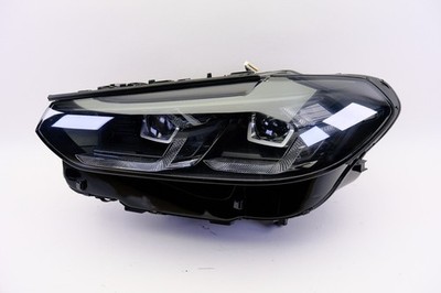 2022 2023 2024 BMW X3 X4 Headlight Left Driver Side OEM LED Shadowline